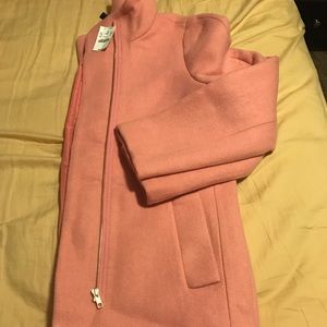Pink J Crew Peacoat